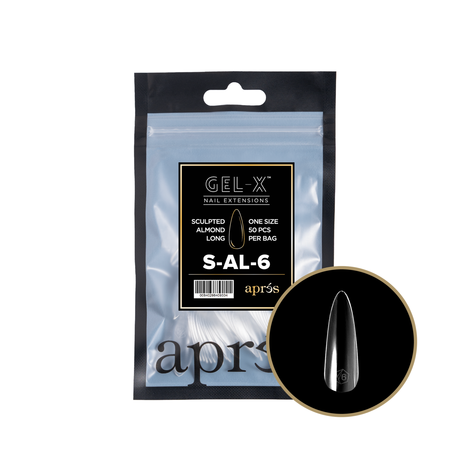 Apres Apres - Refill Bags - Sculpted - Almond Long - #6