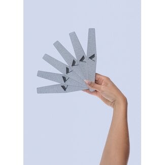 V Beauty Pure V Beauty Pure - Files - 100/180 - Grey/ White - 50 count
