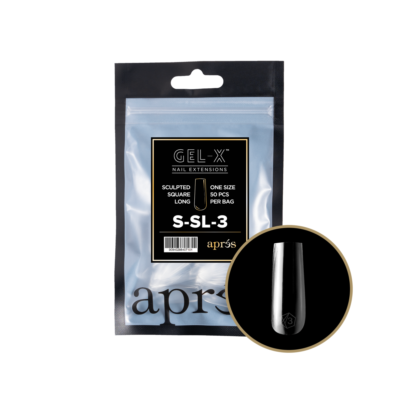 Apres Apres - Refill Bags - Sculpted - Square Long - #3