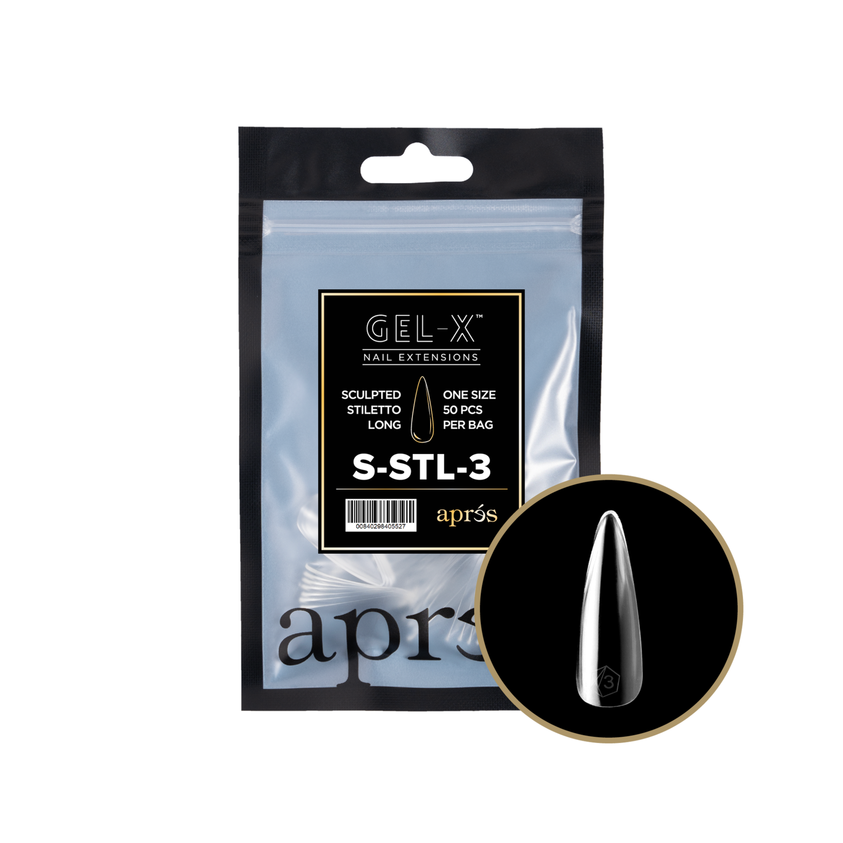 Apres Apres - Refill Bags - Sculpted - Stiletto Long - #3