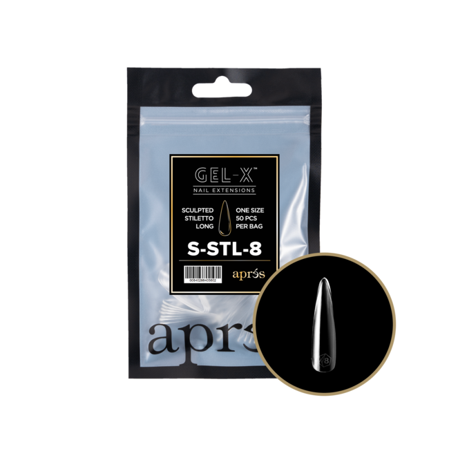 Apres Apres - Refill Bags - Sculpted - Stiletto Long - #8