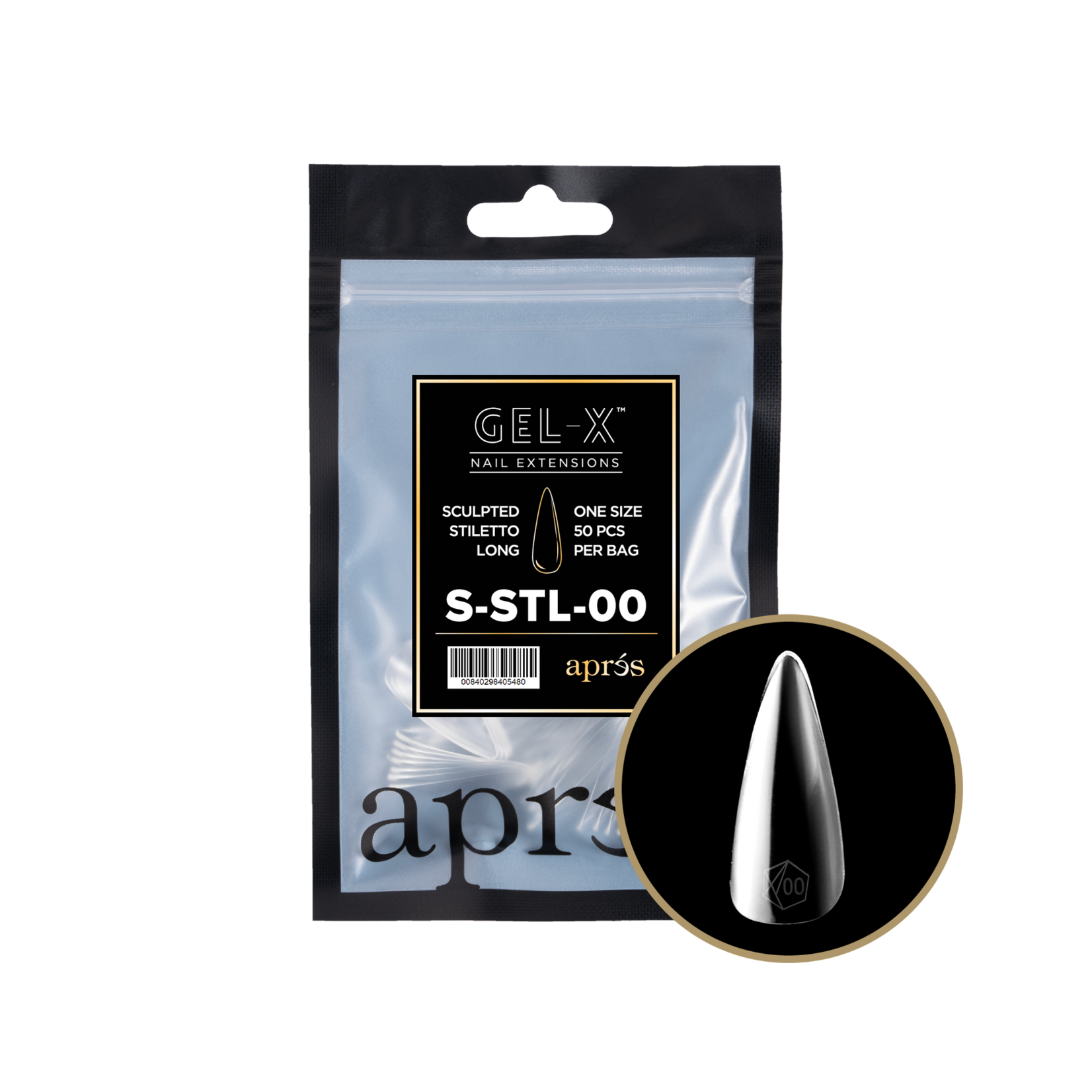 Apres Apres - Refill Bags - Sculpted - Stiletto Long - #00