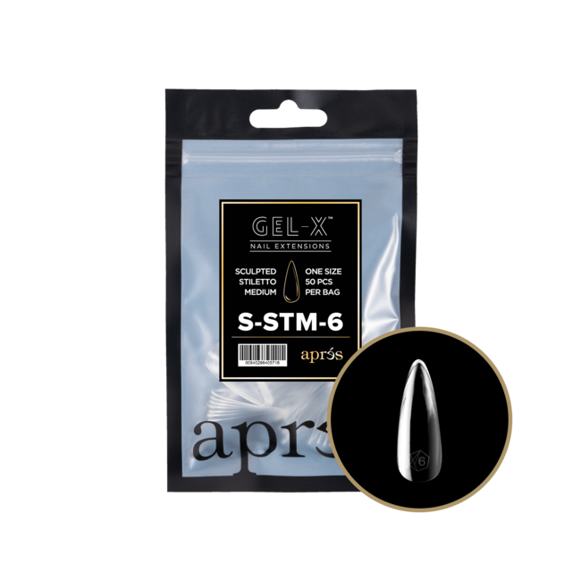Apres Apres - Refill Bags - Sculpted - Stiletto Medium - #6