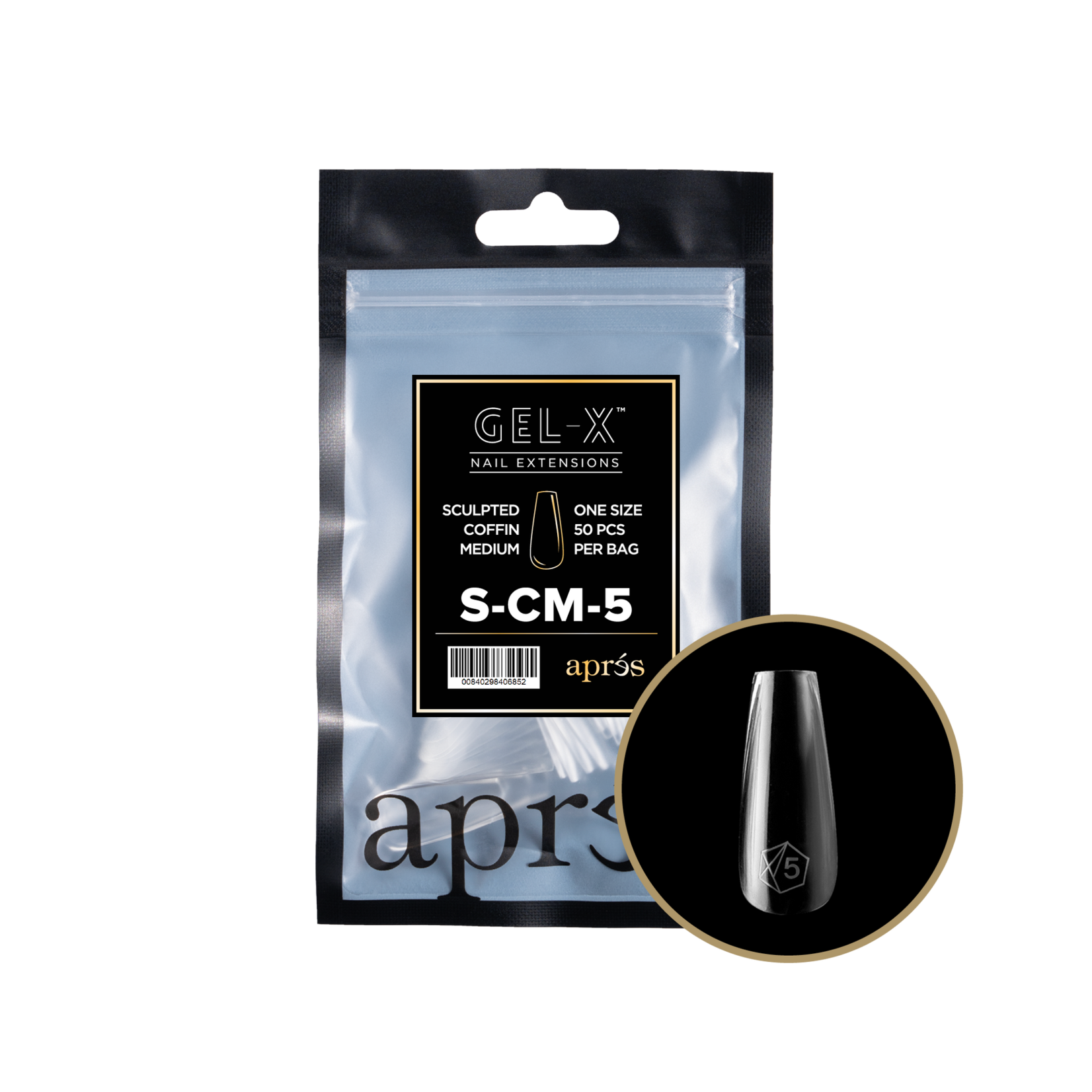 Apres Apres - Refill Bags - Sculpted - Coffin Medium - #5