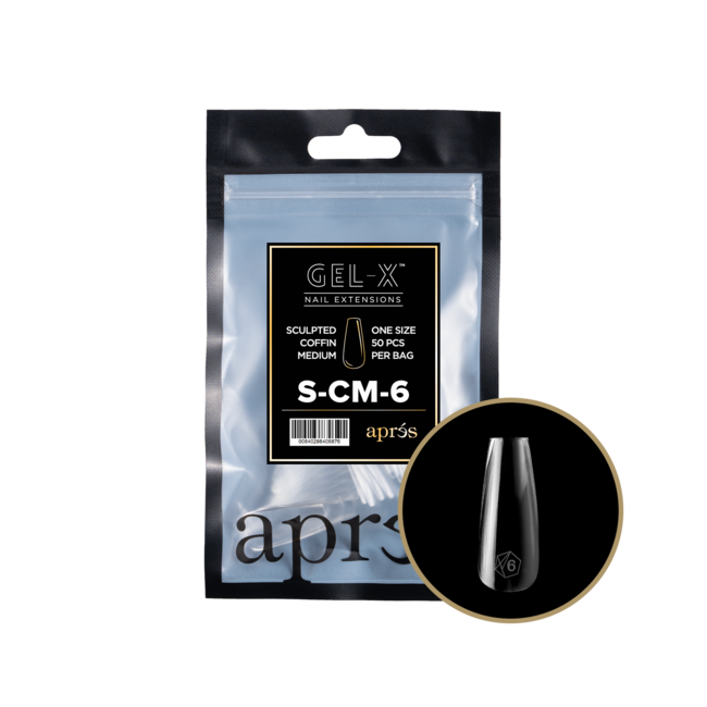 Apres - Refill Bags - Sculpted - Coffin Medium - #6