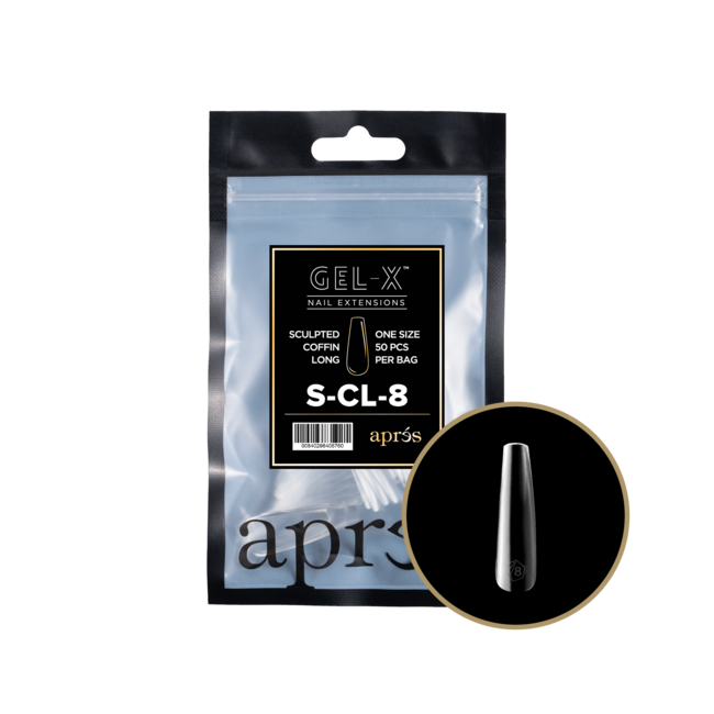 Apres - Refill Bags - Sculpted - Coffin Long - #8