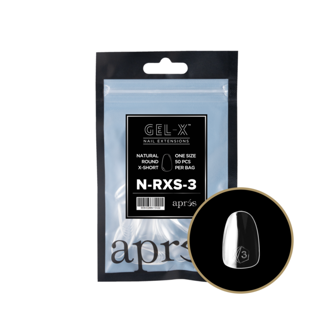 Apres Apres - Refill Bags - Natural - Round Extra Short - #0