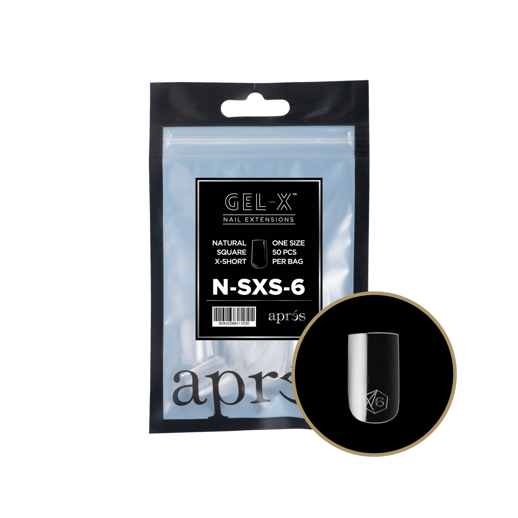 Apres Apres - Refill Bags - Natural - Square Extra Short - #6