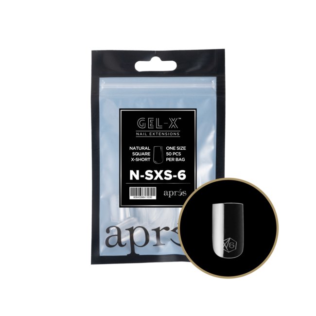 Apres - Refill Bags - Natural - Square Extra Short - #6