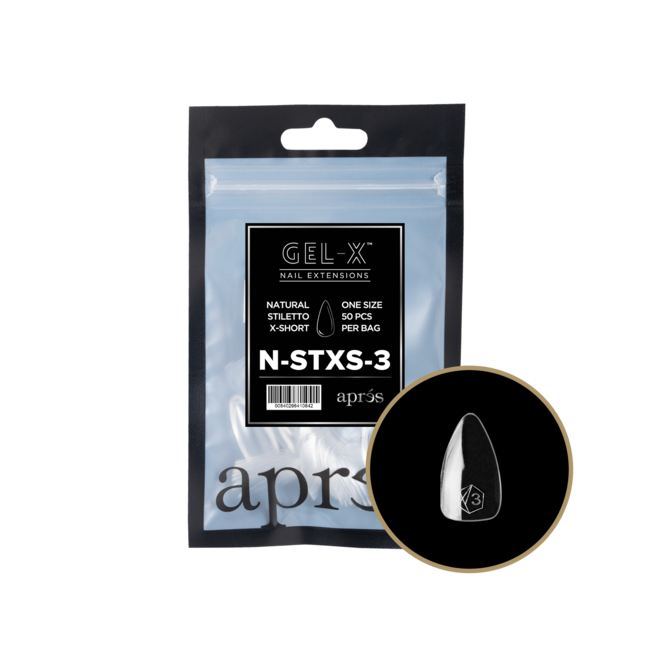 Apres Apres - Refill Bags - Natural - Stiletto Extra Short - #3