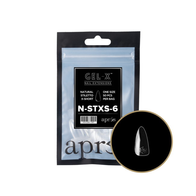 Apres - Refill Bags - Natural - Stiletto Extra Short - #6