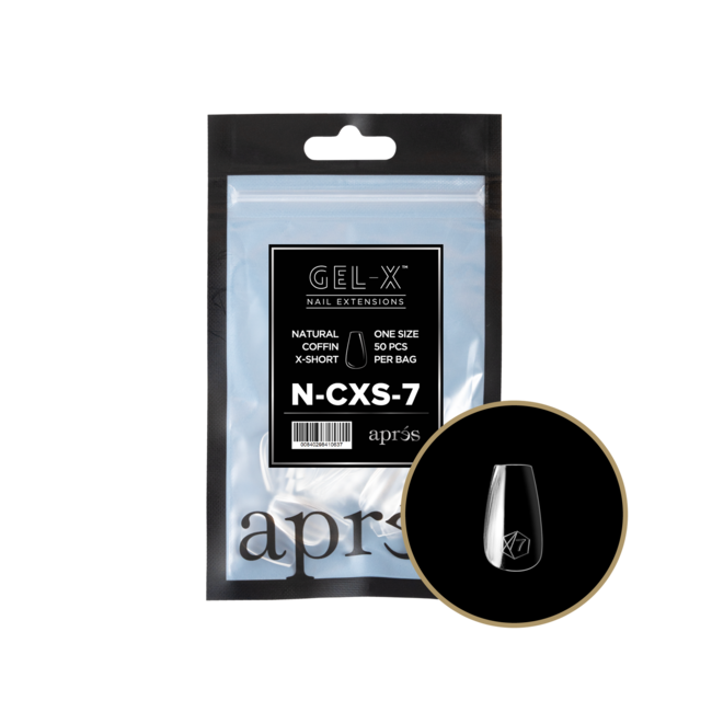 Apres - Refill Bags - Natural - Coffin Extra Short - #7
