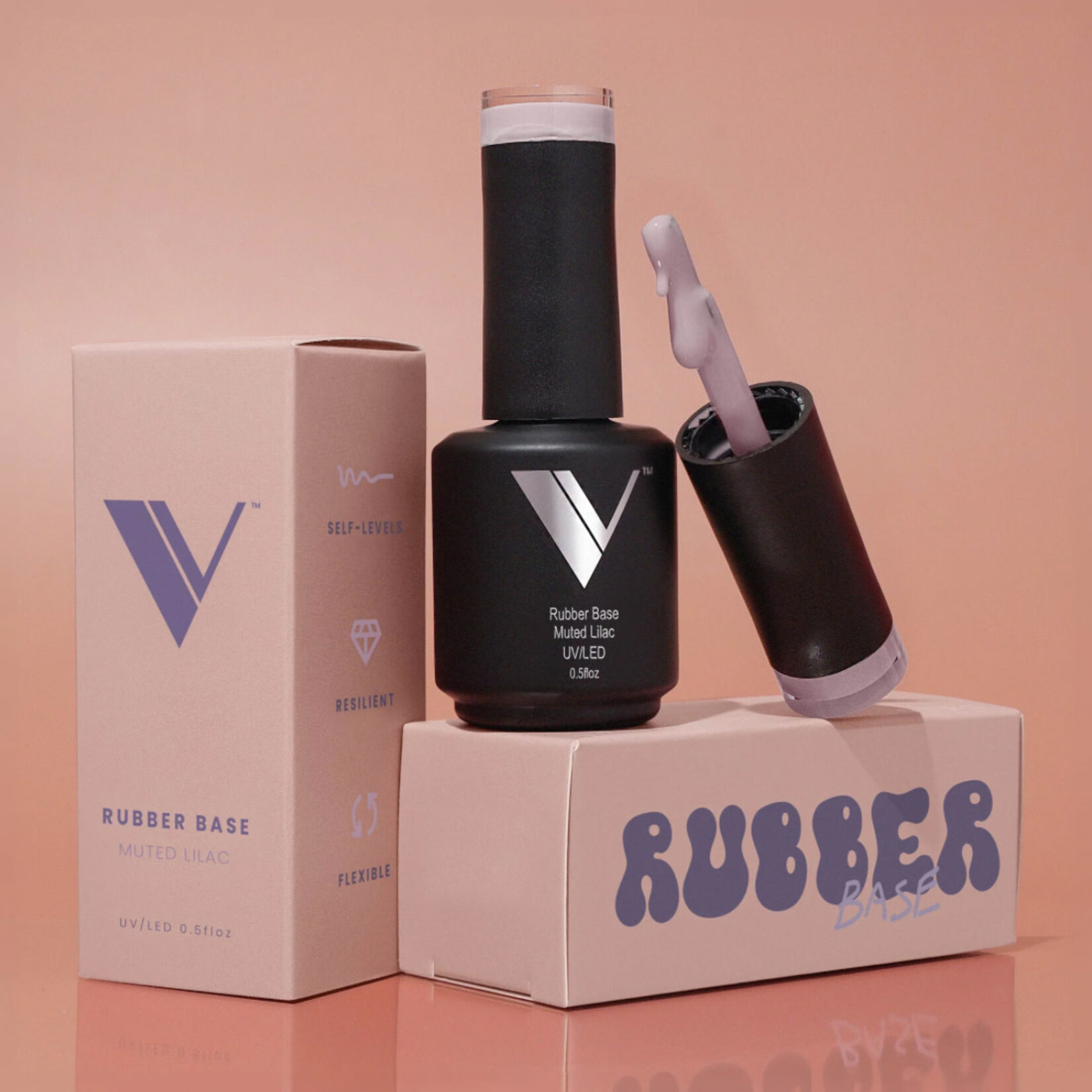V Beauty Pure V Beauty Pure - Gel - Rubber Base - Muted Lilac