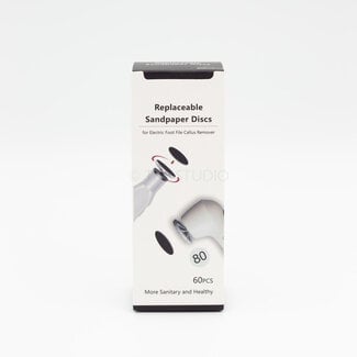 Replaceable Sandpaper Discs - 60 pcs