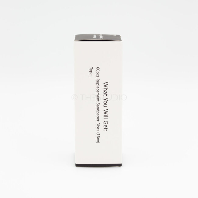 Replaceable Sandpaper Discs - 60 pcs