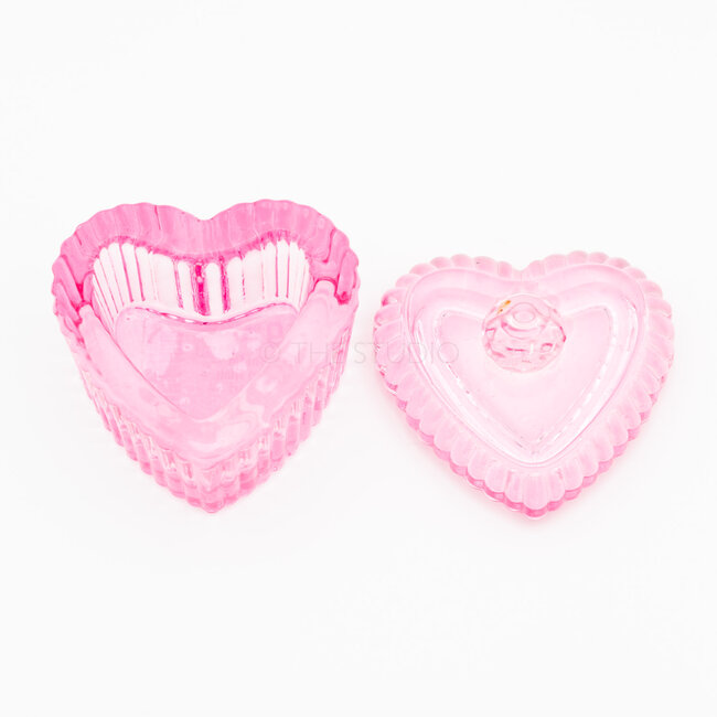 The Studio - Dappen Dish - Pink Heart  - Medium