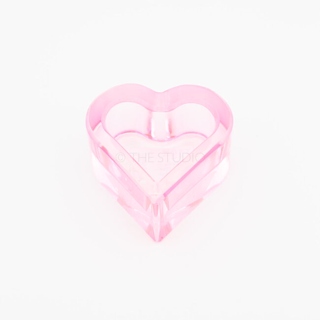 The Studio - Dappen Dish - Heart - Hot Pink