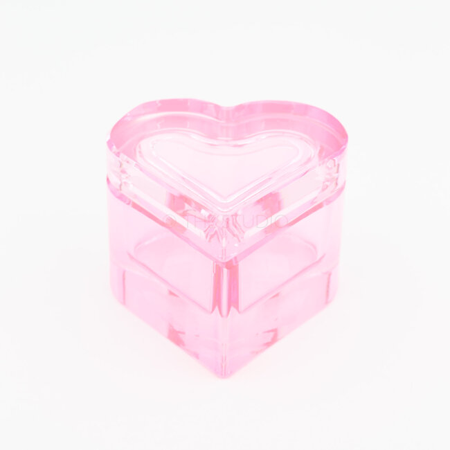 The Studio - Dappen Dish - Heart - Hot Pink