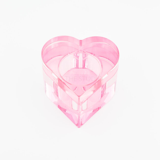 The Studio - Dappen Dish - Heart - Pink