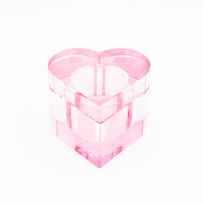 The Studio - Dappen Dish - Heart - Pink