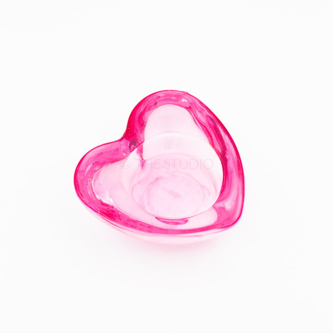 The Studio - Dappen Dish - Open Heart - Pink