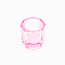 Glass Dappen Dish - Pink