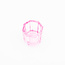 Glass Dappen Dish - Pink
