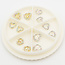 The Studio The Studio - Art Pack #533 - Heart Charms - Rhinestones - 12 pcs