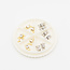 The Studio The Studio - Art Pack #535 - Bear Charms - Gold and Silver - 12 pcs