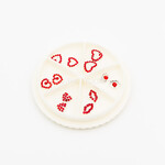 The Studio The Studio - Art Pack #536 - Heart and Lip Charms - 10 pcs