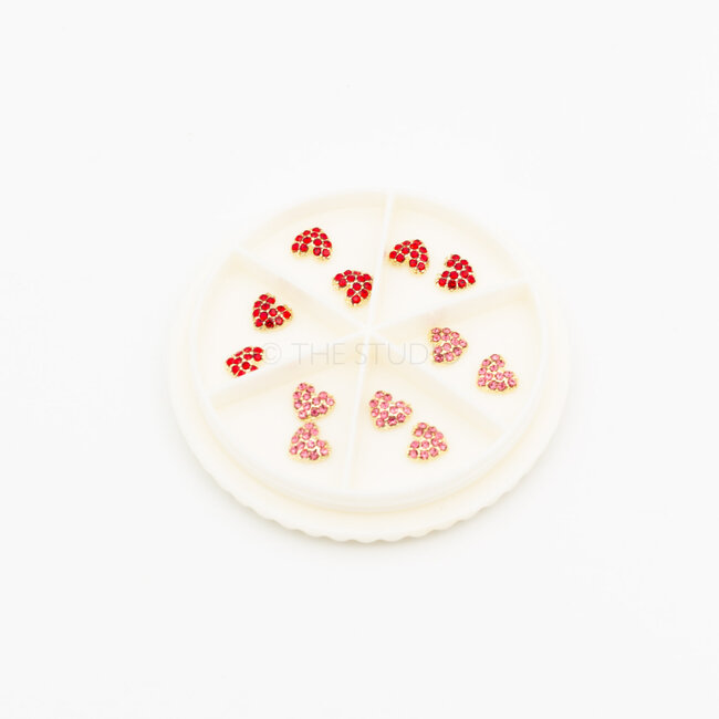 The Studio The Studio - Art Pack #537 - Heart Rhinestones - 12 pcs