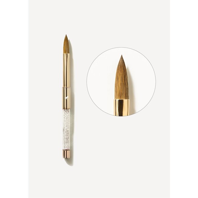 V Beauty Pure V Beauty Pure - Kolinsky Acrylic Brush - Rose Gold Edition - #14