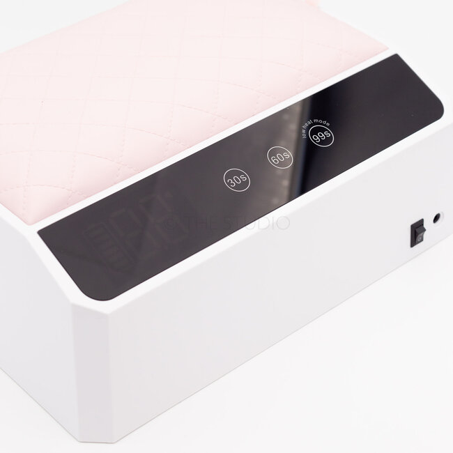 2 In 1 Cordless LED/UV Lamp w/ Arm Rest - Pink