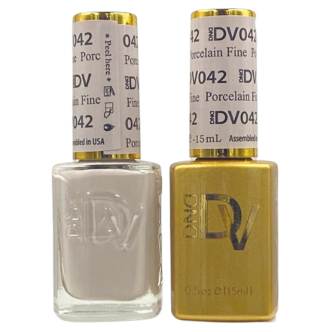 DND DIVA DND DIVA - 042 - Porcelain Fine - DUO Polish
