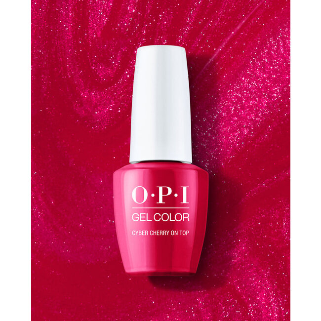 OPI - F014 - Gel - Cyber Cherry On Top (Metallic Mega Mix)