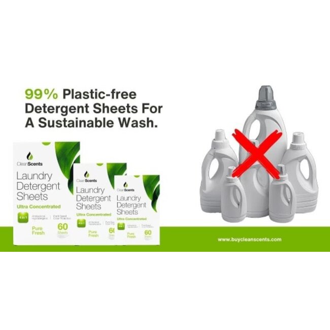 Clean Scents - Laundry Detergent Sheets