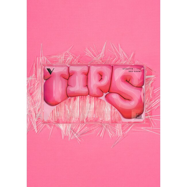 V Beauty Pure - V Tips Box - Stiletto - Long
