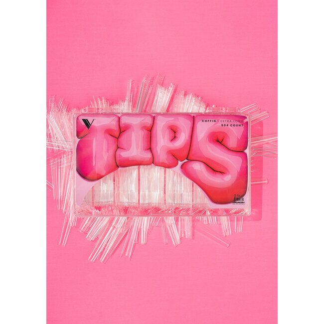 V Beauty Pure - V Tips Box - Coffin - Extra Long