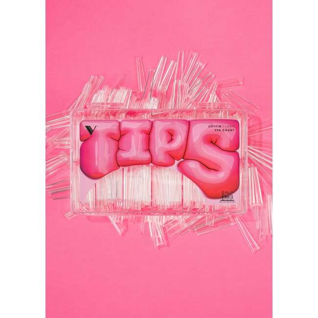 V Beauty Pure - V Tips Box - Coffin - Long