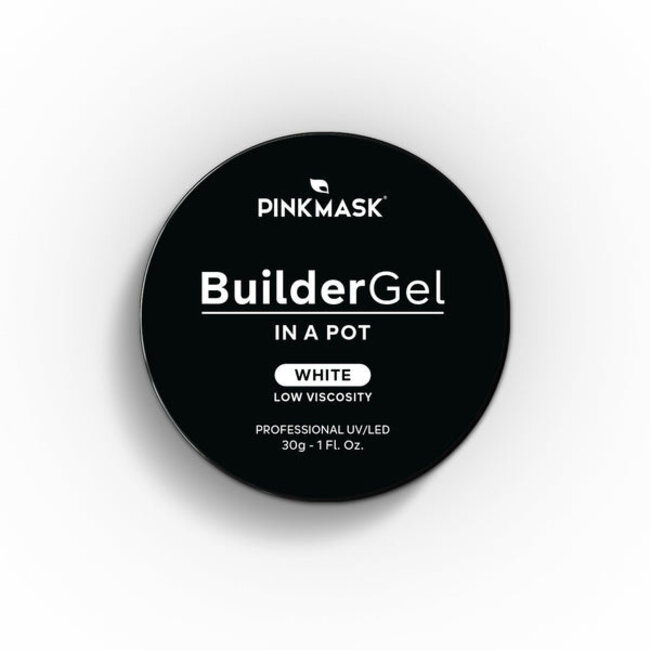 Pink Mask Pink Mask - Builder Gel in a Pot - White