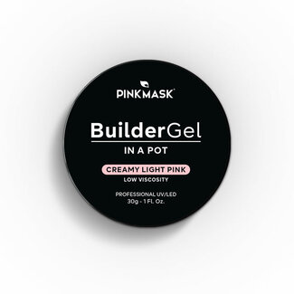 Pink Mask Pink Mask - Builder Gel in a Pot - Creamy Light Pink