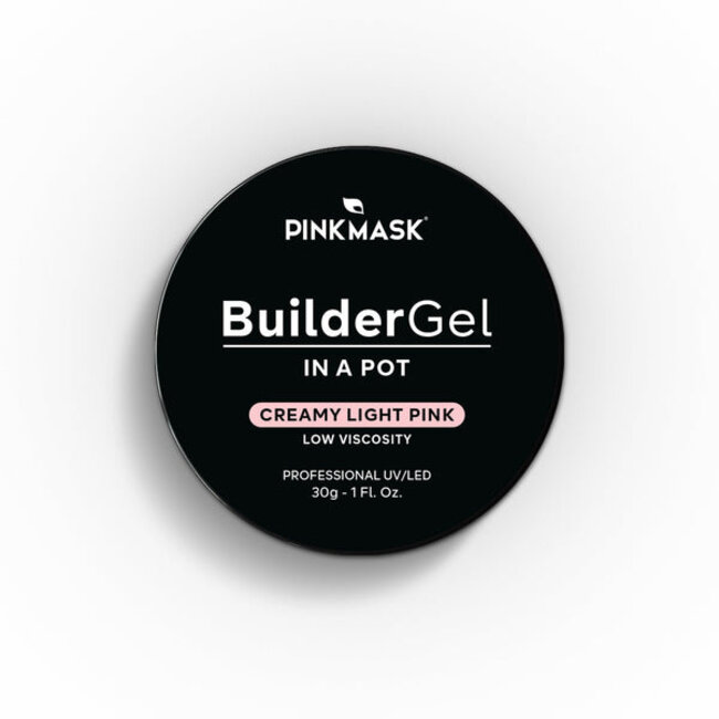 Pink Mask Pink Mask - Builder Gel in a Pot - Creamy Light Pink