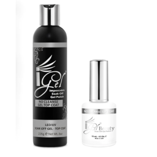 iGel - Gel - No Cleanse Top Coat - Refill - 8 oz