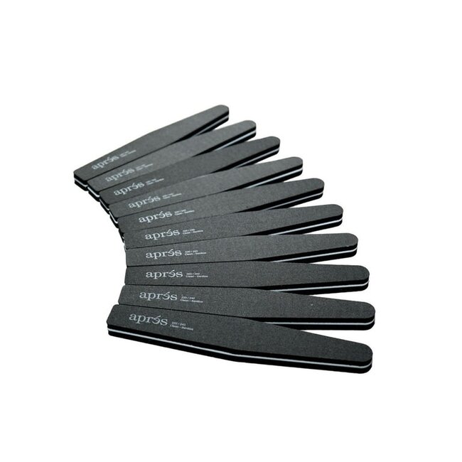 Apres Apres - Buffer - 100/180 - Black 10 ct
