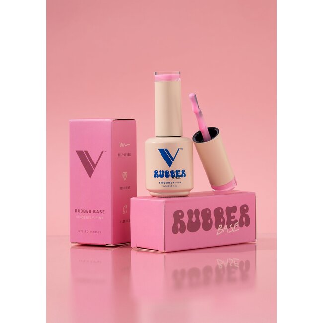 V Beauty Pure - Gel - Rubber Base - Sincerely Pink