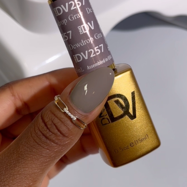 DND DIVA - 257 - Dewdrop Gray - DUO Polish