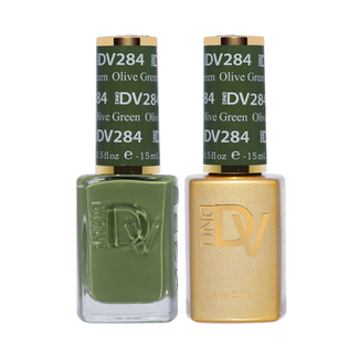 DND DIVA DND DIVA - 284 - Olive Green - DUO Polish