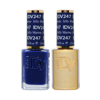 DND DIVA DND DIVA - 247 - Jelly Marine - DUO Polish