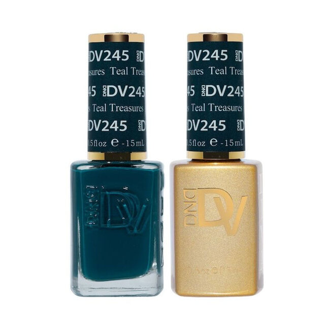 DND DIVA - 245 - Teal Treasure - DUO Polish
