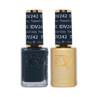 DND DIVA DND DIVA - 242 - Natural Gray - DUO Polish